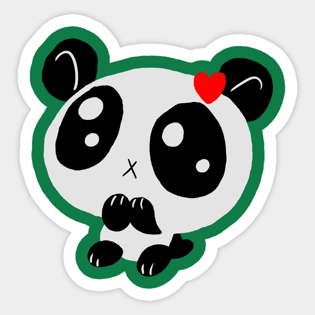 Cute Baby Panda Sticker by saradaboru